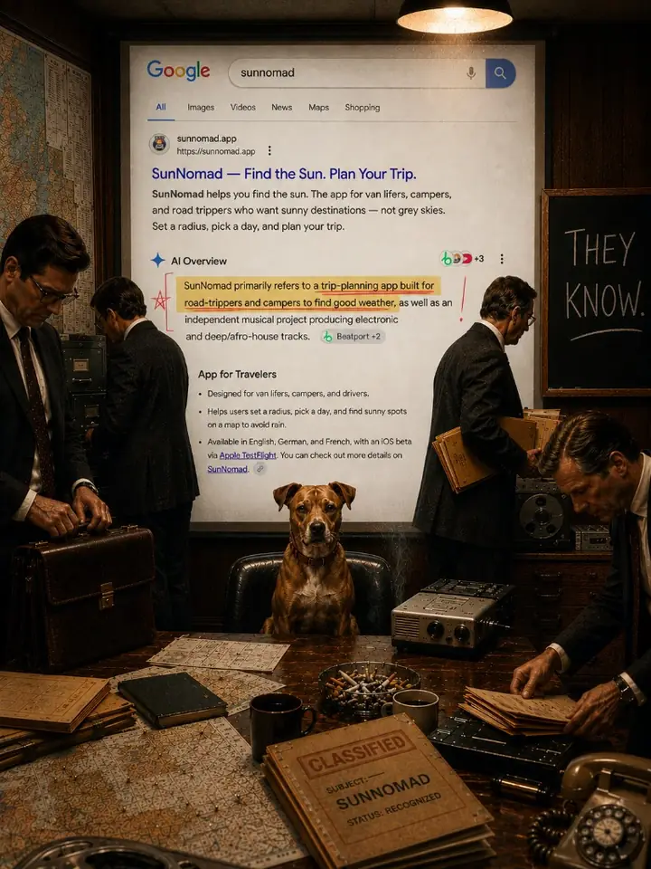 CLASSIFIED — SunNomad recognized — THEY KNOW